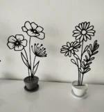 Potted Flowers (Set of 2) - Image 3