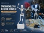 6-Inch Dancing Skeleton Aquarium Aerating Ornament – Support-Free Optimized Version - Image 2